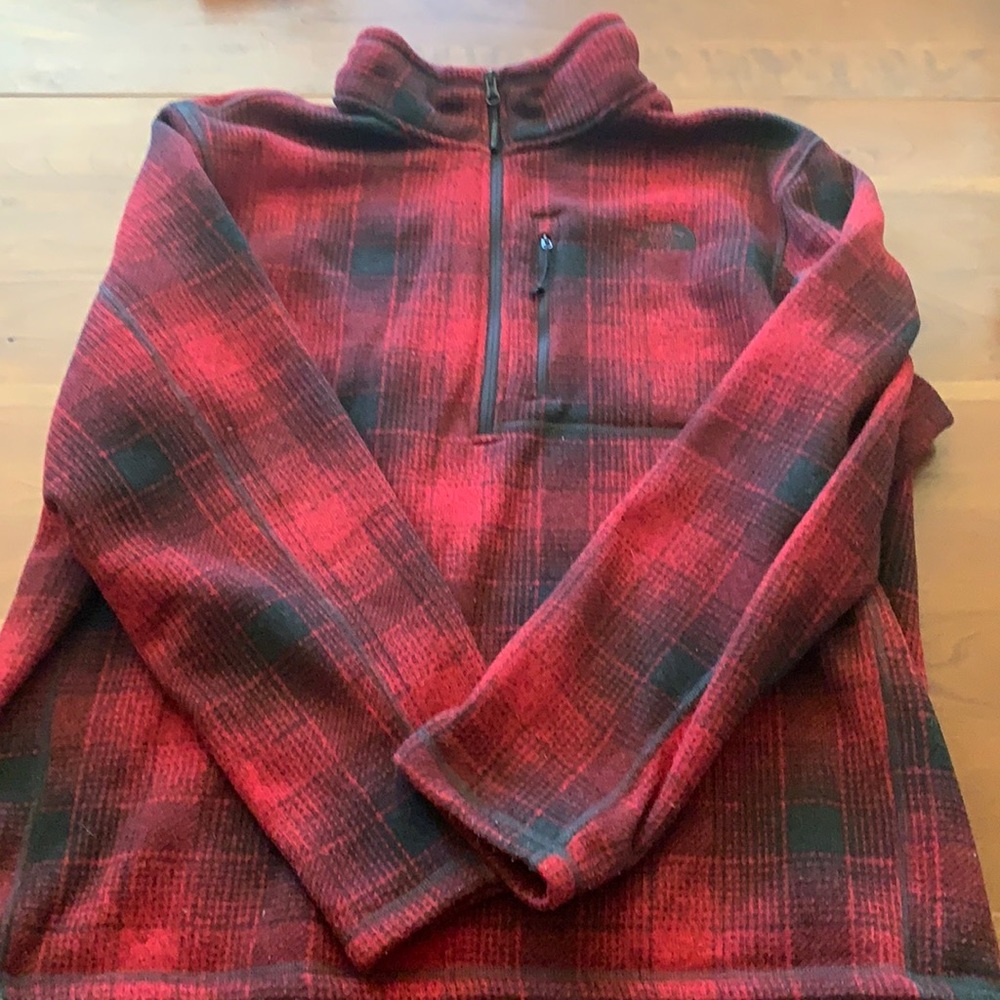 Plaid North Face Thick Fleece